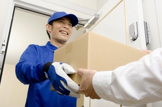 荷物受取